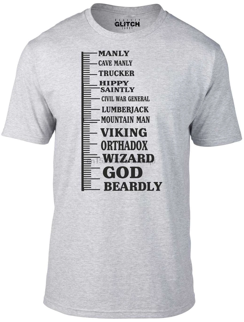 Reality Glitch MenBeard Scale футболка дешевая оптовая продажа tees100 % хлопок мужская печать 100%