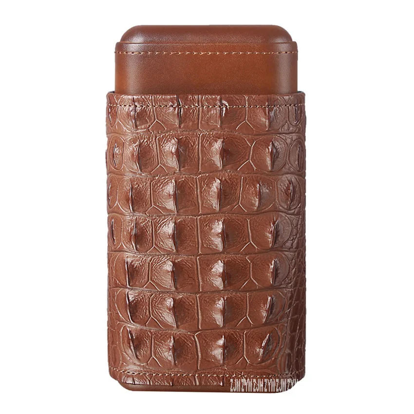 YJA-50004 натуральная кожа креативный узор аллигатора три трубки чехол с Отделом для сигарет чехол Портативный Путешествия Подарочная сигара с... YJA-50004 натуральная кожа креативный узор аллигатора три трубки чехол с Отделом для сигарет чехол Портативный Путешествия Подарочная сигара с...