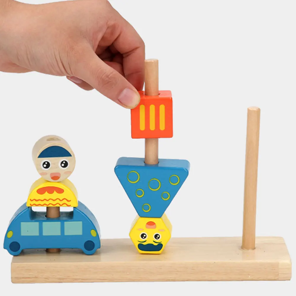 Детские 3D DIY деревянные сборки укладки Высокие кирпичи строительные блоки игрушки Обучающие Детские строительные блоки Hands-on способность игрушка