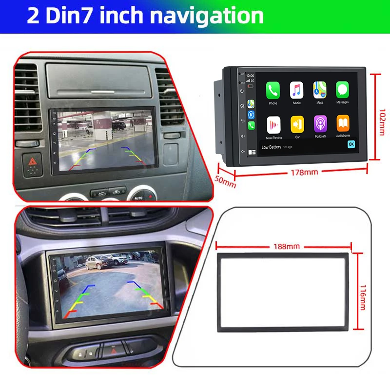 JMANCE 2 Din Android 10 Carplay car radio GPS Bluetooth 4G Net Audio Stereo WIFI USB FM 2Din Auto Autoradio For VW Nissan toyota