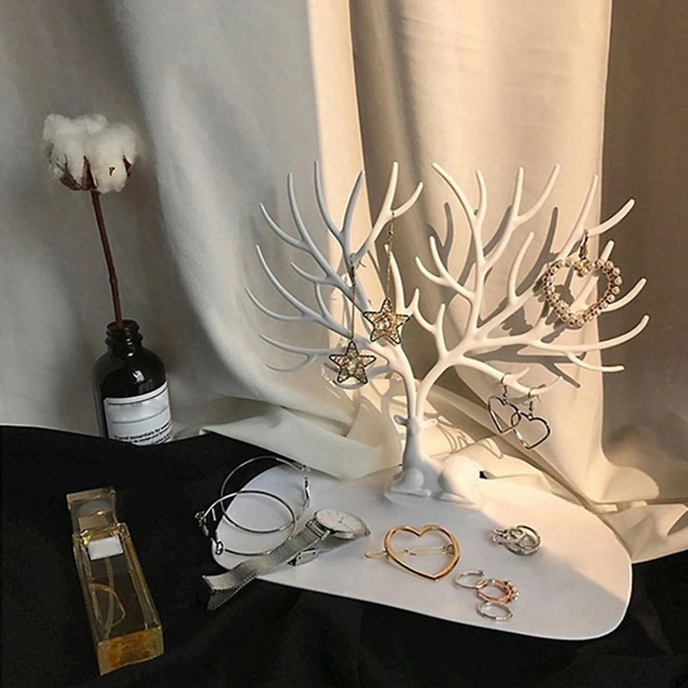 Jewelry Necklace Earrings Rings Deer Stand Display Organizer Holder Show Rack Creative Gift Tree Storage jewelry Organizer Antle