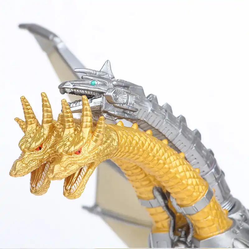 Bandai Godzilla King Ghidorah Gold King Of The Rodan Mothra Action Figure Mecha Godzilla 3 Head Gojira Dragon Collection Toy Action Figures Aliexpress