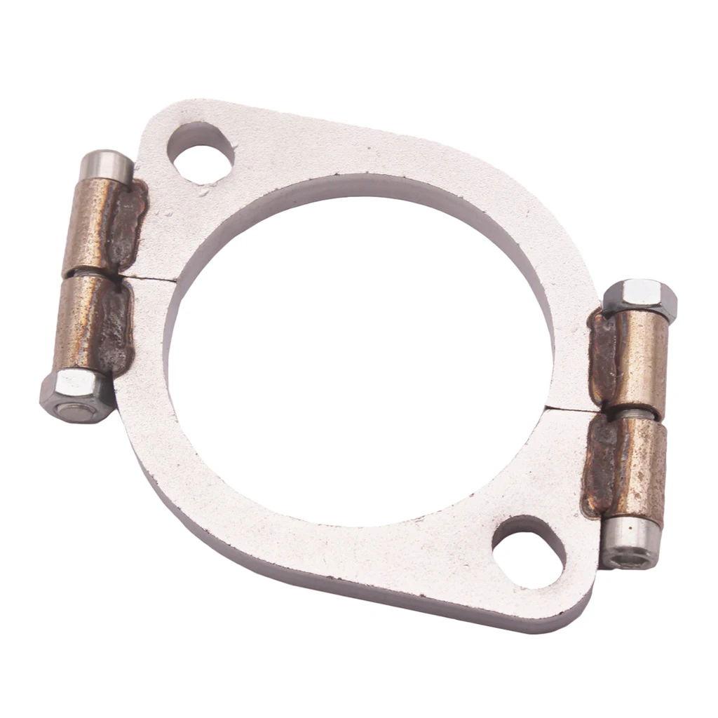 3'' Universal Mild Steel Flange Exhaust Pipe 2 bolt oval Cat Back Header