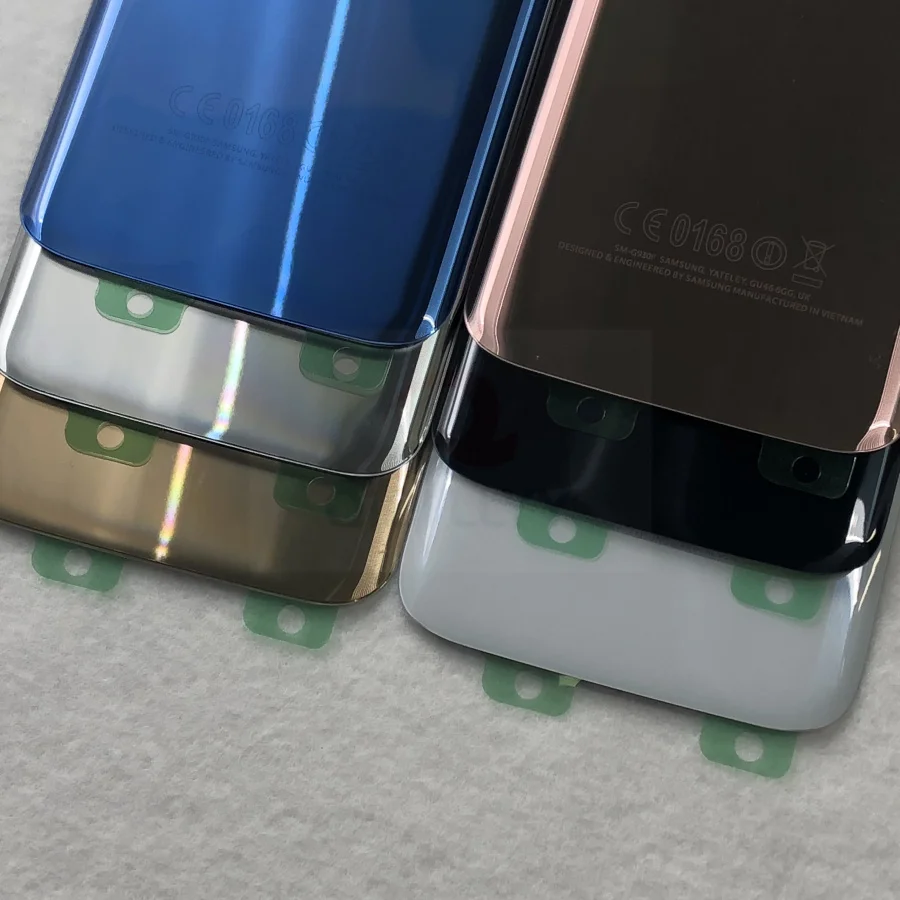 Чехол для SAMSUNG Galaxy S7 G930F/S7 Edge G935F Задняя стеклянная крышка аккумулятора Корпус
