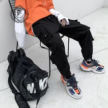 Golomise, мужские Модные шаровары, штаны для бега, свободные, стиль сафари, по щиколотку, спортивные штаны в стиле хип-хоп