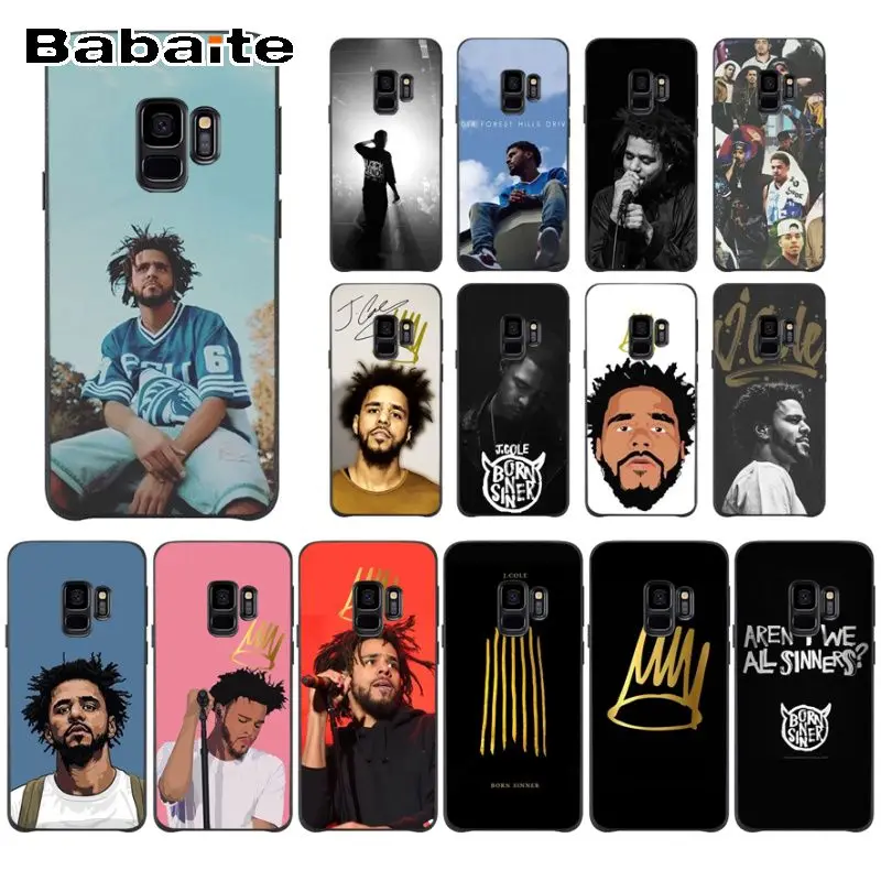 Чехол для телефона с принтом рэп J Cole Born Sinner DIY Samsung Galaxy s9 s8 plus s10 s10plus s7 s6edge coque |