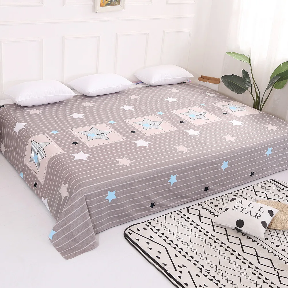 Комплект постельного белья 350x230 см, в полоску, в клетку, с геометрическим рисунком, простыня, полный комплект, покрывало для кровати King queen Tiwn Beding - Цвет: 20