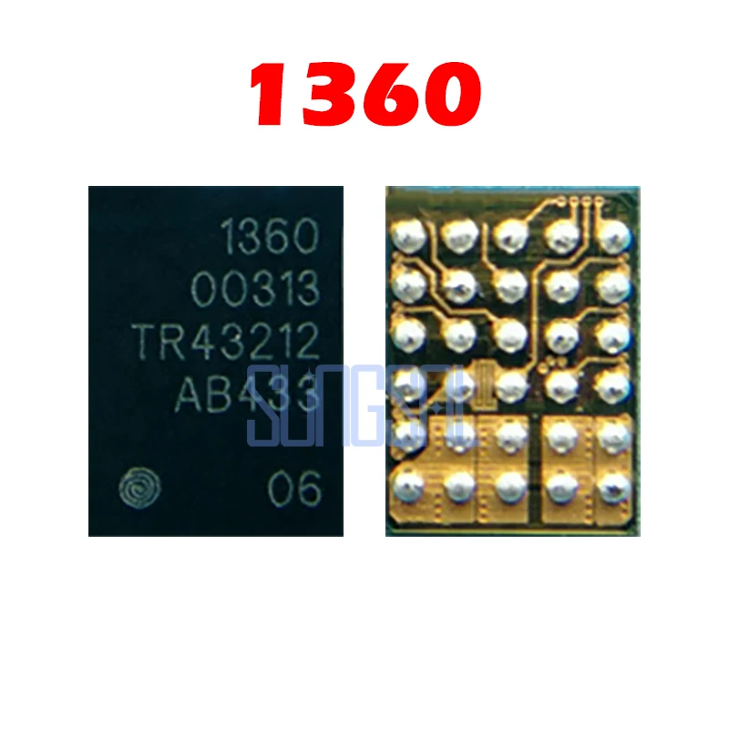 10 шт./лот 100% оригинальный 1360 SMB1360 USB зарядное устройство IC зарядный чип для Xiaomi Note