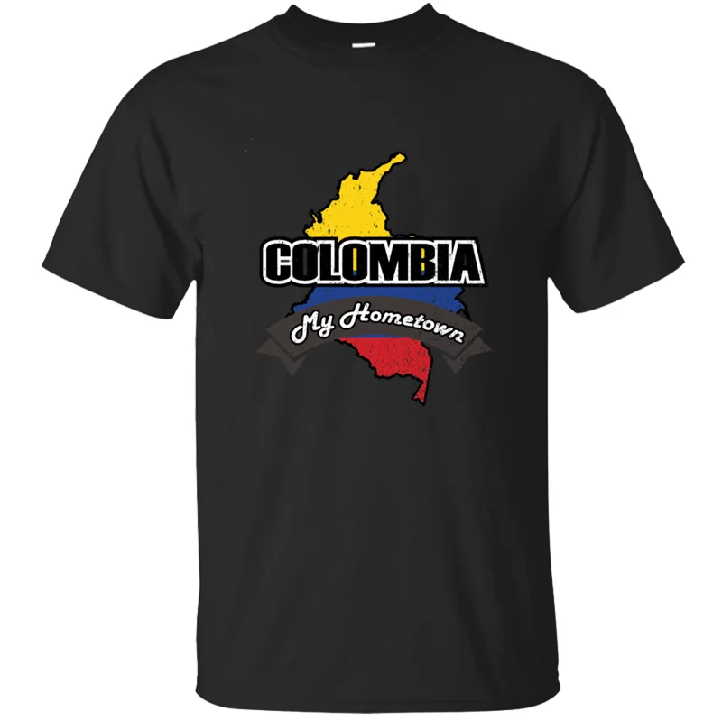 Индивидуальные классические Bogota футболки для мужчин, новинка, уличная одежда, мужская футболка, круглый воротник, короткий рукав, футболки, топы
