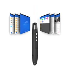 Беспроводная лазерная откидная ручка-ручка для презентаций PPT кликер красная откидная ручка Презентация Powerpoint RF пульт дистанционного управления usb-приемник