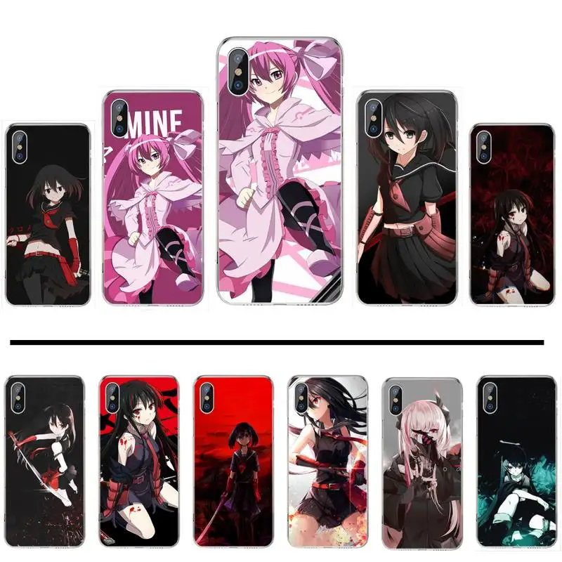

Akame Ga Kill Anime Custom Phone Case For iphone 12 5 5s 5c se 6 6s 7 8 plus x xs xr 11 pro max