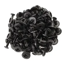 

20mm Car Body Push Fasteners Trim Black Plastic Rivet Automobile Rivet Car Clip Screws for Universal Vehicles