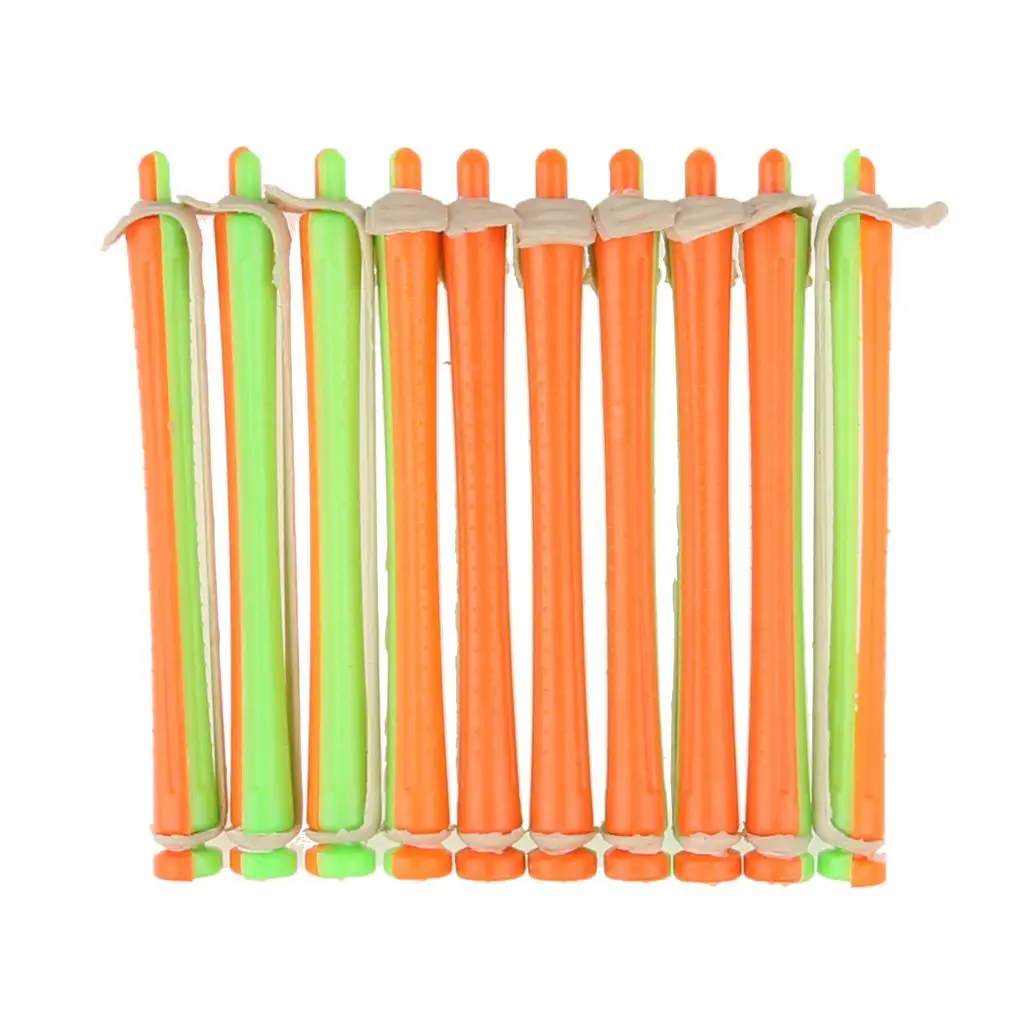 10x Protable Perm Rods Curlers Rollers Clips Perming Hair Hairdressing Tools Hair Design Sticky Cling Style Cold Wave Hair Rod