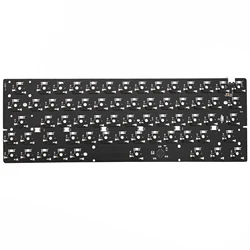 Teclado mecânico personalizado pcb placa de posicionamento qmk completo chave personalizado piscando rgb luz inferior typec