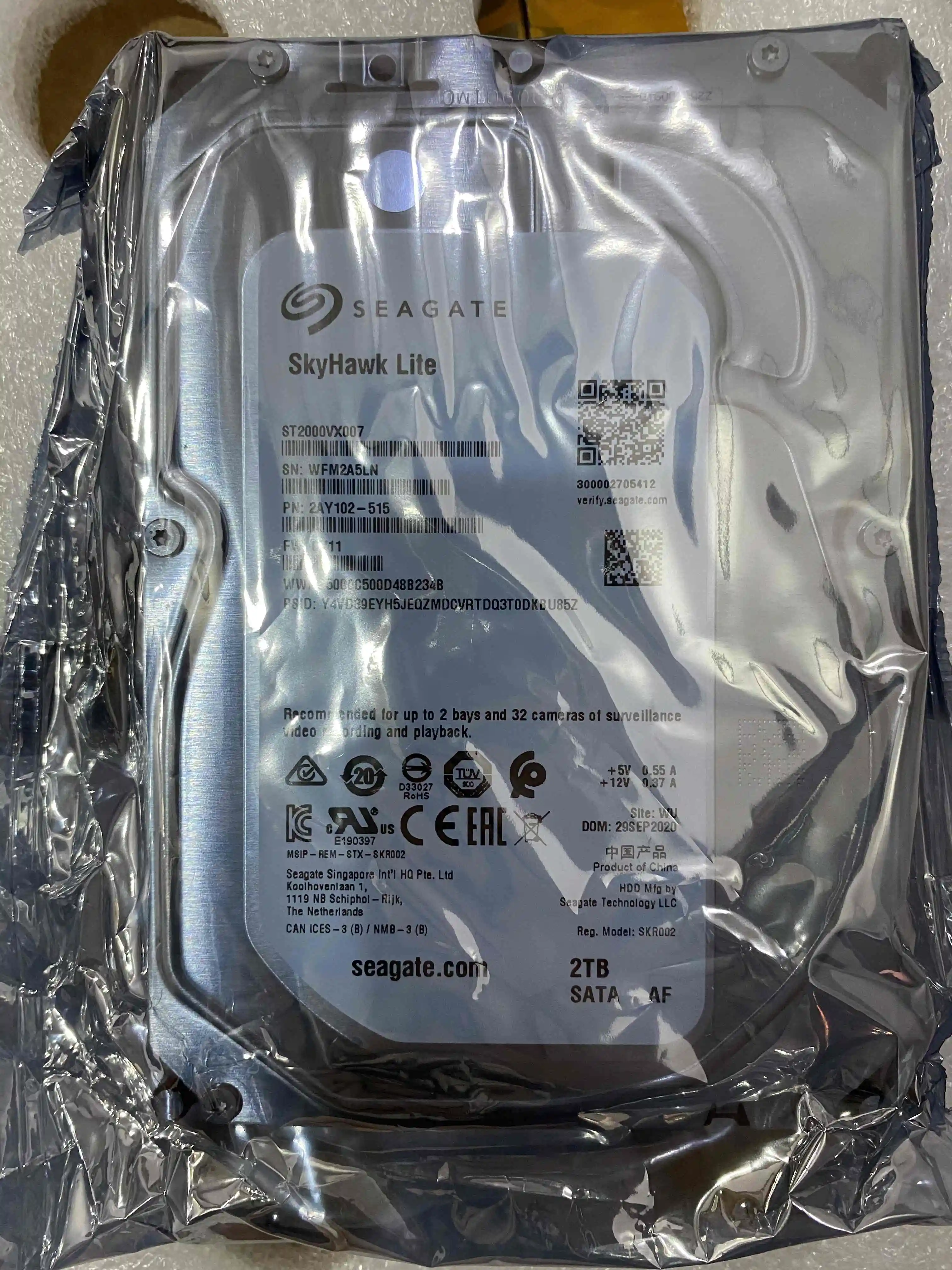 Absolutely new Seagate 1T 2T 3T 4T 6T 8THard disk