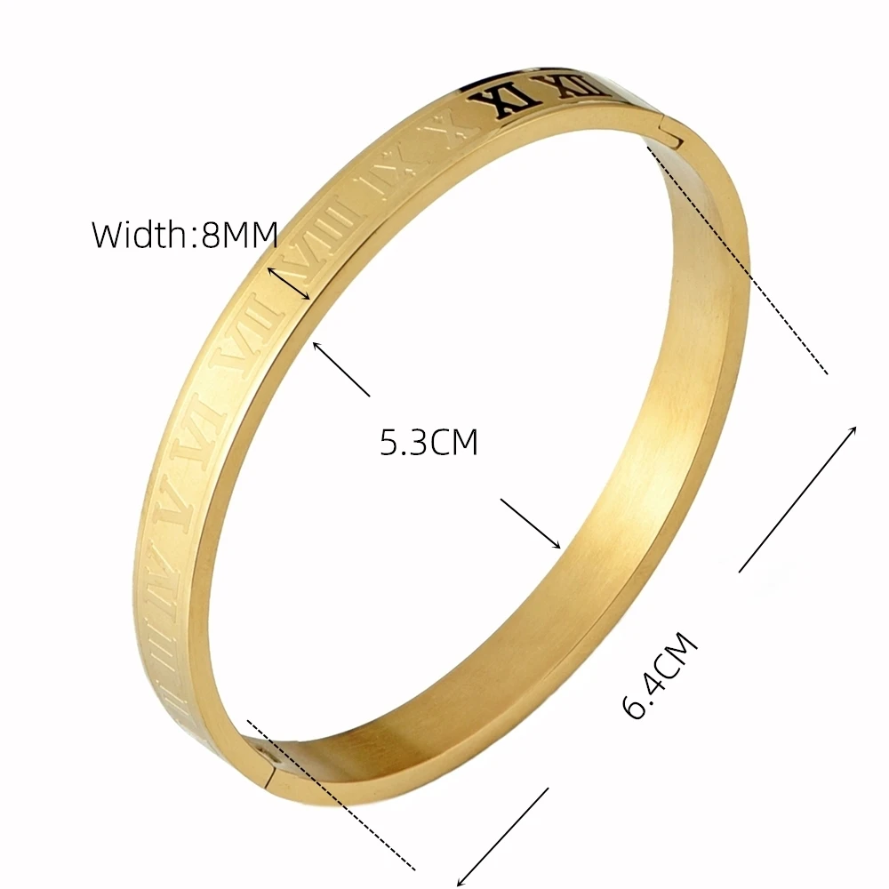 Glam Crown Stainless Steel Plating Inlay Zircon Bangle display picture 2