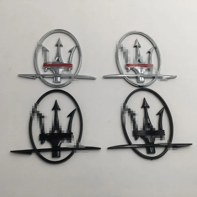 

For Maserati Quattroporte Levante RH&LH Side Logo Emblem Badge Side emblem