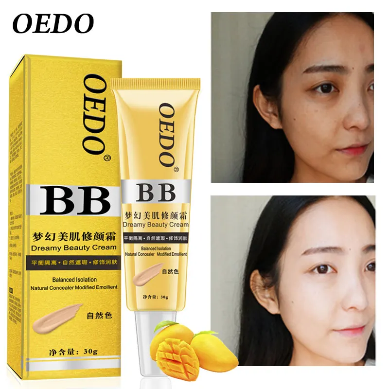 OEDO натуральный Осветляющий Макияж BB крем консилер база под макияж длительный