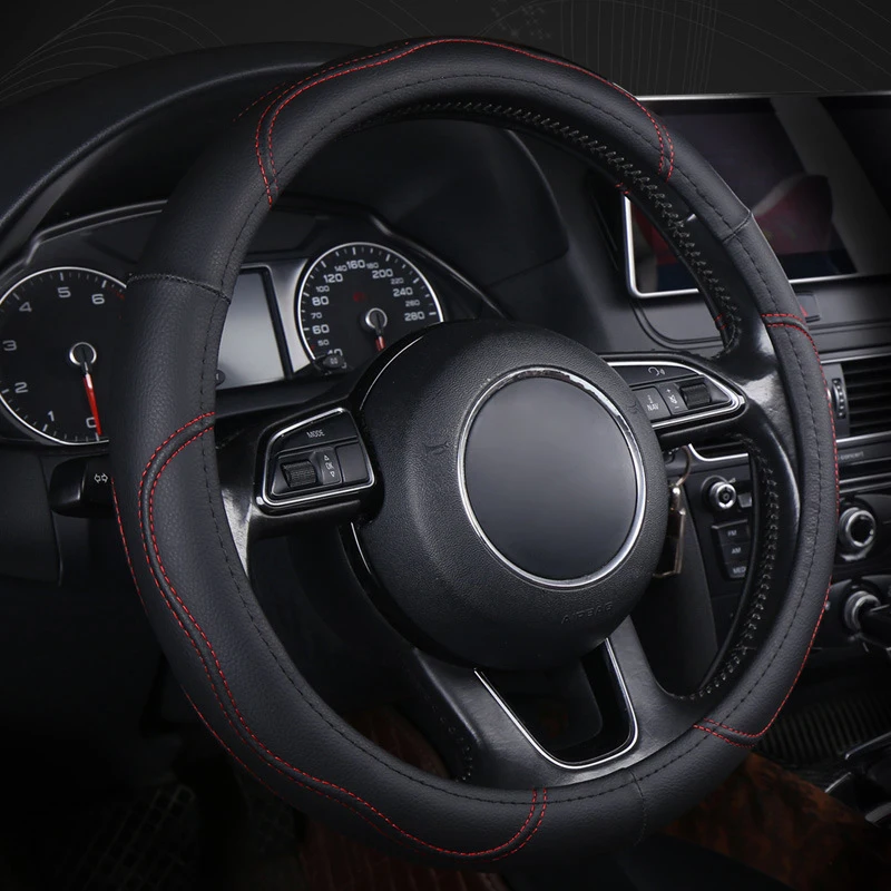 Чехол рулевого колеса автомобиля оплетка для Volkswagen VW Golf 2000 2001 2002 2003 2009 2010 2011 2012 City R