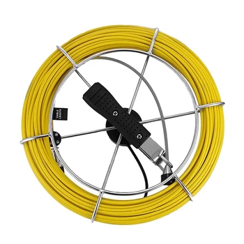 

20M Pipe Sewer Inspection Camera Cable Ip68 Drain Industrial Endoscope Wire Cable Video Snake Camera Cable