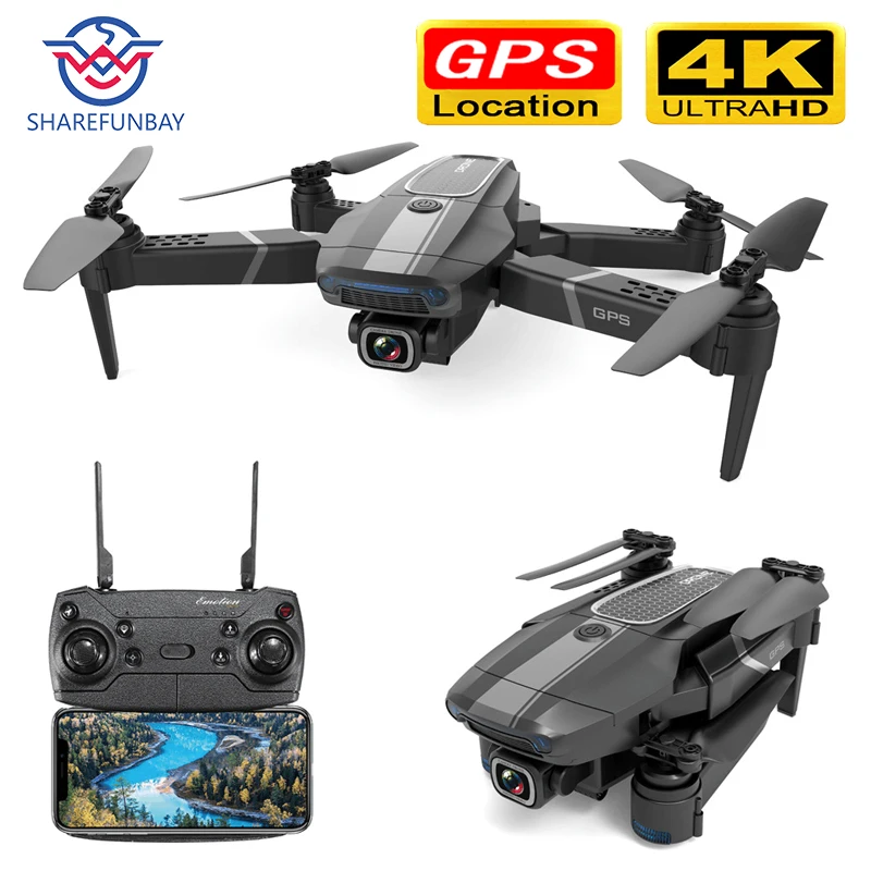 Дрон gps 5G wifi и 4K HD широкоугольная камера FPV Drone X Pro Квадрокоптер поддерживает мой с
