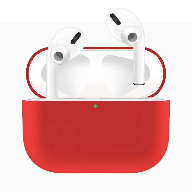 Силиконовый мягкий чехол для Airpods Pro Чехол для Apple Airpods Pro Чехол для беспроводных наушников чехол для Airpod 3 Аксессуары для наушников