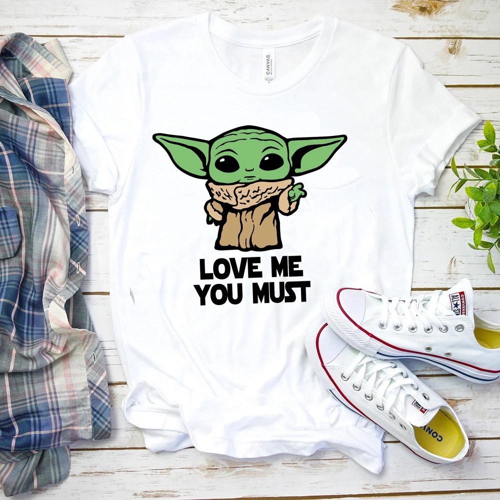 Детская футболка с надписью Yoda Said You Must Be Love Me Valentine мандалорианская унисекс в