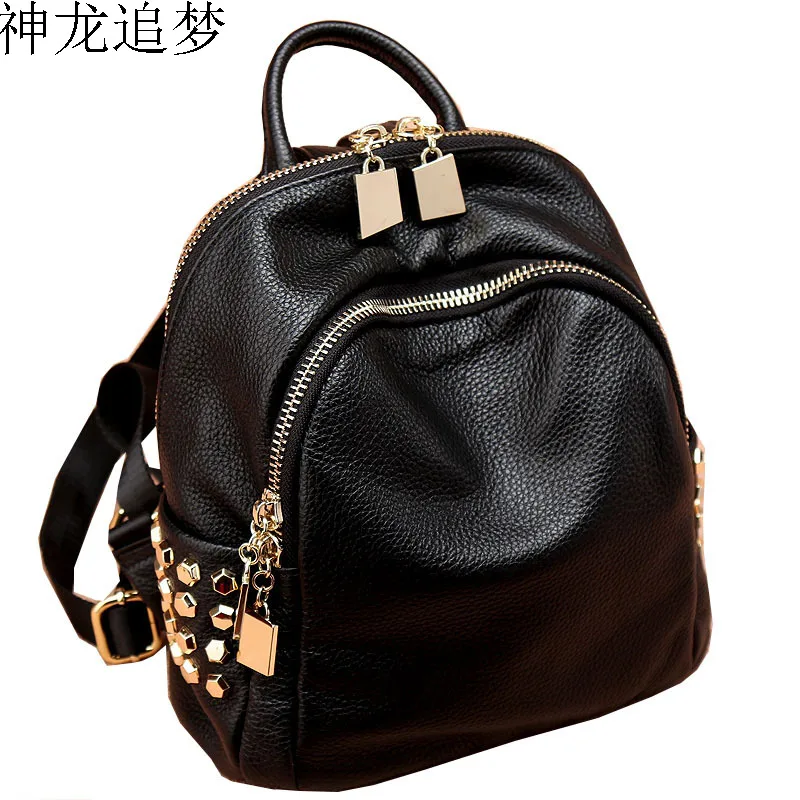 ^*Best Offers Женский рюкзак из натуральной кожи, корейская мода, простой кожаный студенческий стиль, рюкзак для книг, Женский дорожный рюкзак ^*Best Offers Женский рюкзак из натуральной кожи, корейская мода, простой кожаный студенческий стиль, рюкзак для книг, Женский дорожный рюкзак
