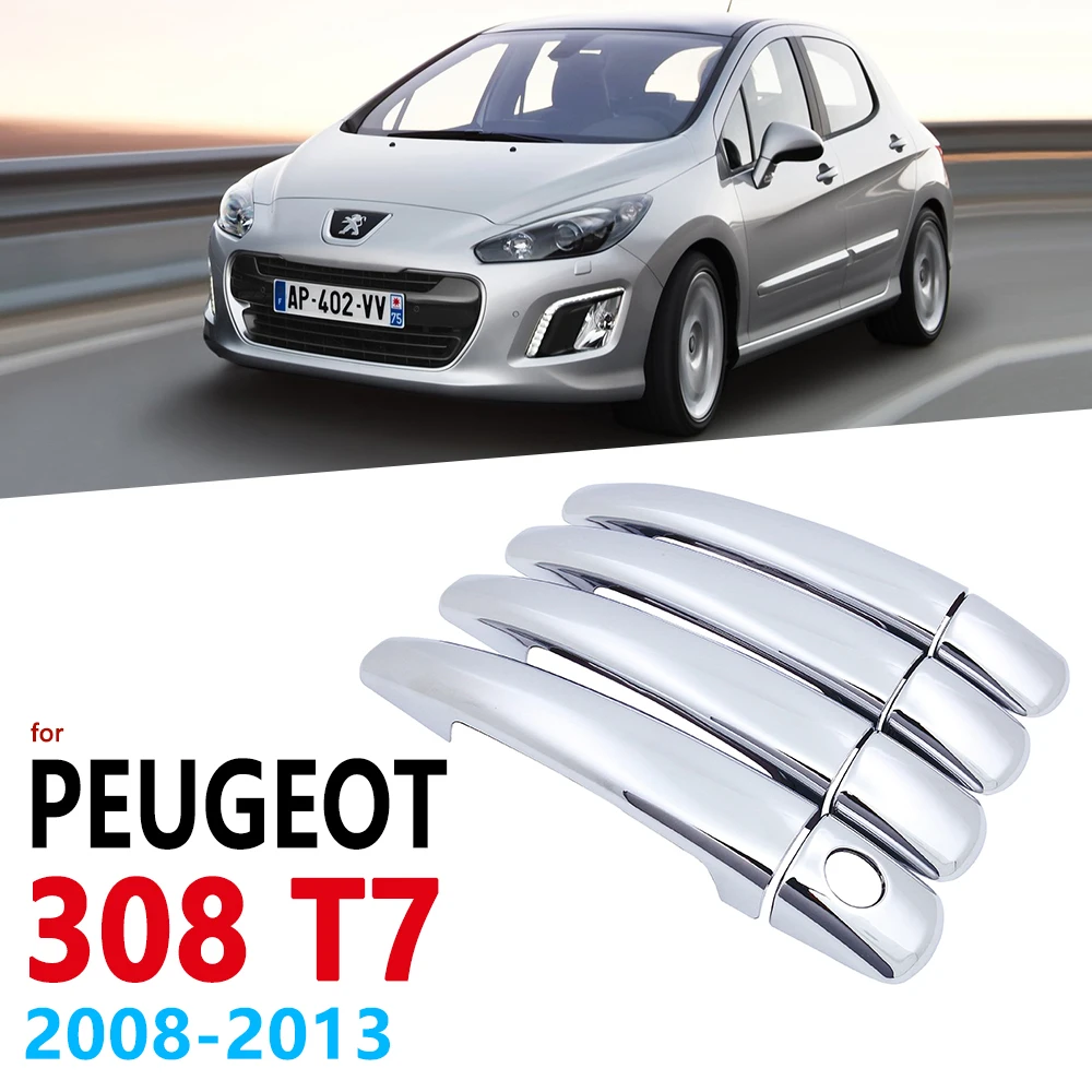 Für Peugeot 5008 P87E 2017 2018 2019 2020 2021 2022 2023 Chrom Türgriff  Abdeckung Auto Zubehör Aufkleber Kappe Rostfrei fangen - AliExpress