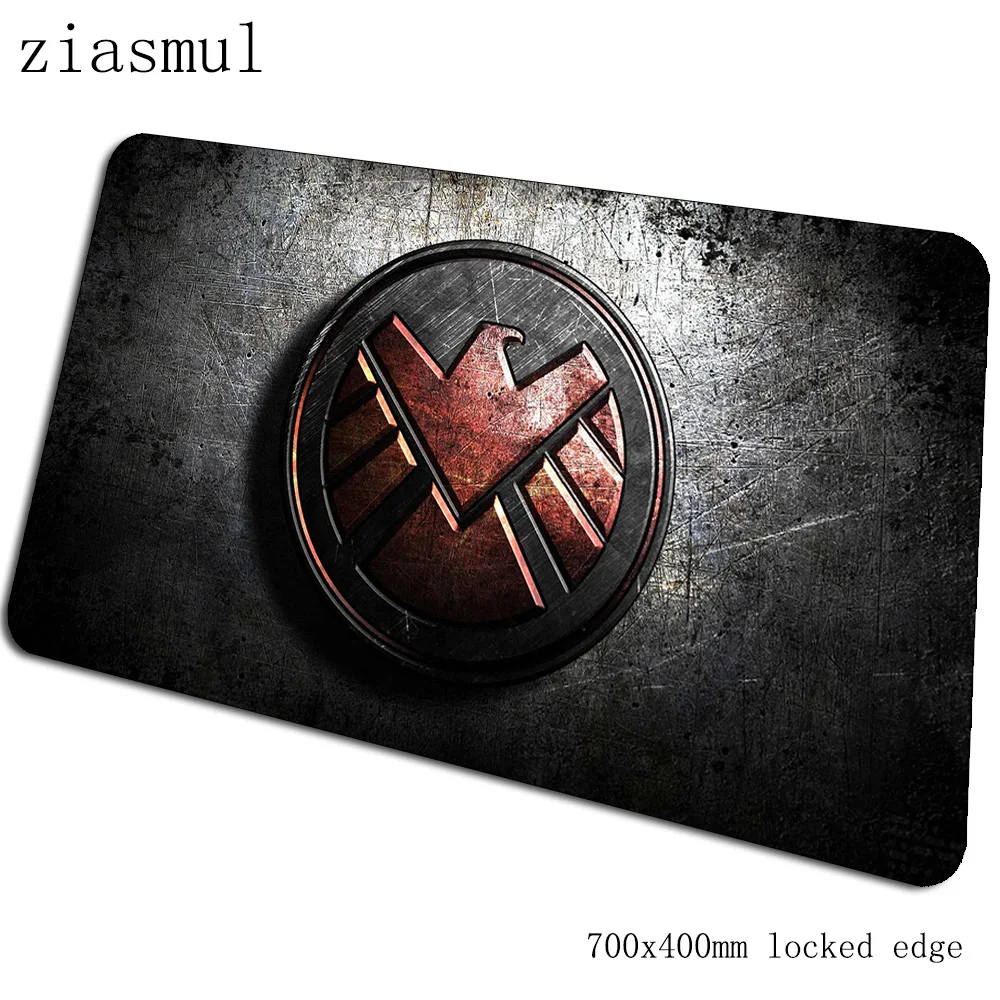 S. H. I. E. L. D коврик для мыши 700x400x2 мм Коврик для компьютерной мыши Мстители игровые аксессуары Лидер продаж Коврик для мыши Клавиатура Игры Геймер - Color: size 700x400x2mm