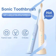 

New Electric Toothbrush Adults Sonic Power Toothbrush 5-speed Brushing Modes Soft Fur Smart Brush Teeth Rechargeable Waterproof