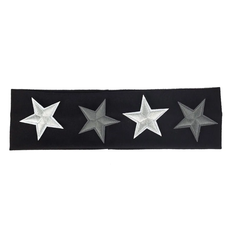 Black-3 Geebro Baby Cut Hairband аксессуары для волос со звездами модная эластичная плоская резинка для девочек детская мягкая тюрбан из хлопка головной убор для малышей AT039 - Цвет: Black-3
