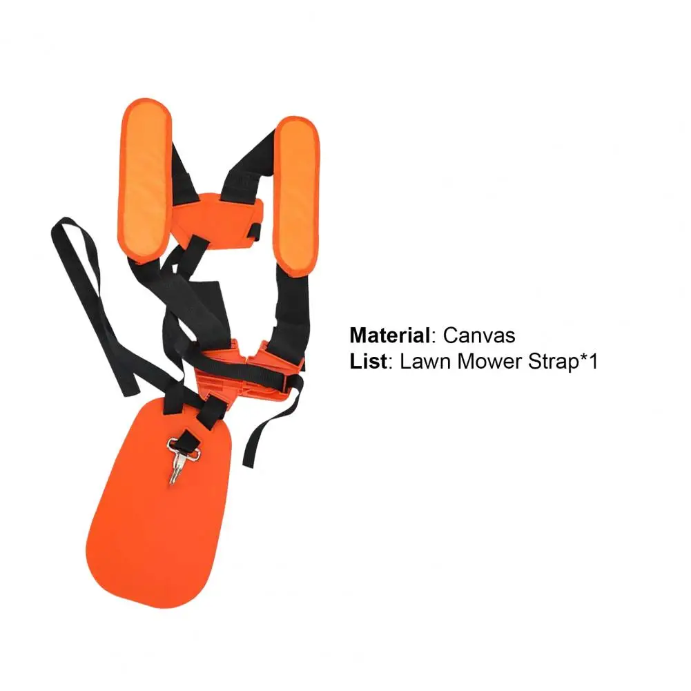Adjustable Trimmer Shoulder Strap Trimmer Parts Double Shoulder Harness Strap for Brush Cutter Lawn Mower Chainsaw