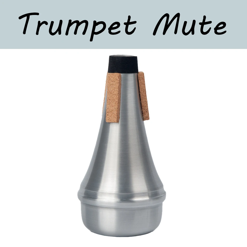 

Trumpet Mute Aluminum Trumpet Mute Straight Practice Silver Color