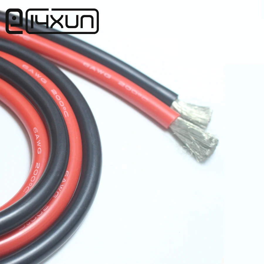 3 метровый 6AWG силиконовый провод ультра гибкий Тестовый Кабель для M28 2pin