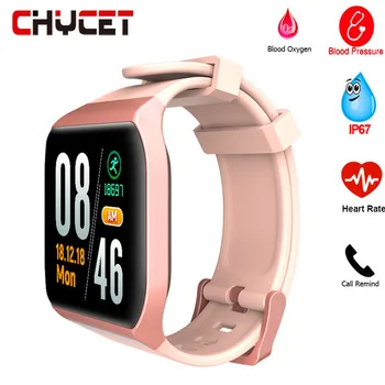 

NEW Smart Watch Fitness Track Ip67 Waterproof Heart Rate Blood Pressure Monitor Multifunctional Sport Mode Color Watches 2019