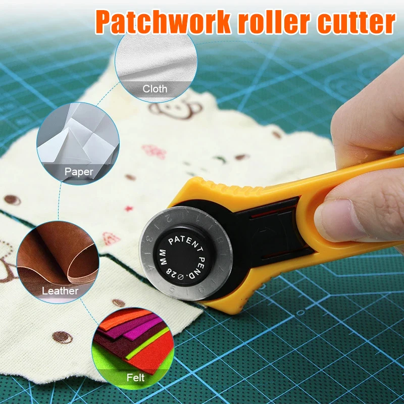 Titanium Coated Rotary Cutter Patchworks Cutter for Cloth Paper Fiber