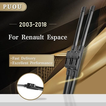 

PUOU Wiper Blades for Renault Espace IV / V 2003 2004 2005 2006 2007 2008 2009 2010 20111 2012 2013 2014 2015 2016 2017 2018
