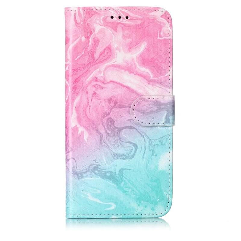 Кожаный чехол-кошелек для Iphone 11 5,8 6,1 6,5 дюймов для samsung Note 10 Pro Роскошный Шикарный цветок мраморный рок бабочка 60 шт