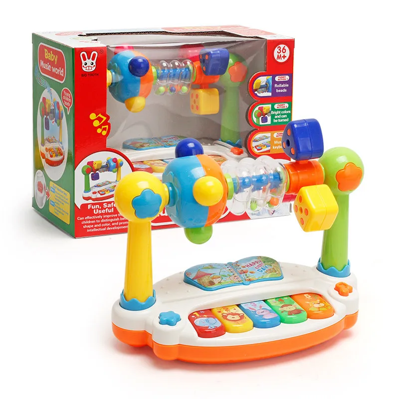 

Children Piano Electronic Organ Music Early Education Rotating Hand Pat Toy Puzzle Early Education Baby Story Machine