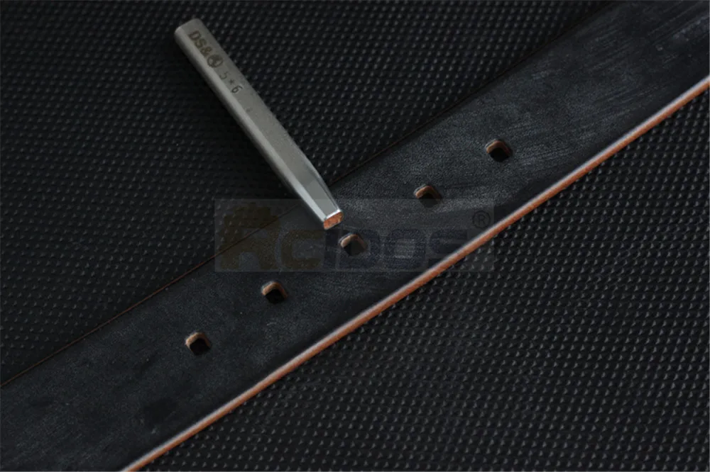 4x6 мм/5x8 мм ручной DIY кожаный плоский дырокол, отверстие в виде капли воды 5x9 мм RCIDOS кожаный материал для сумки вырезанный штамп, Япония DC53 сталь