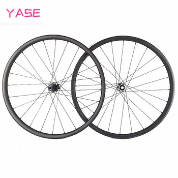 

race mtb wheelset 29er FASTace DH825 thru axle/QR hub bike wheelset carbon rim 30x24mm rim tubeless hookless carbon disc wheel