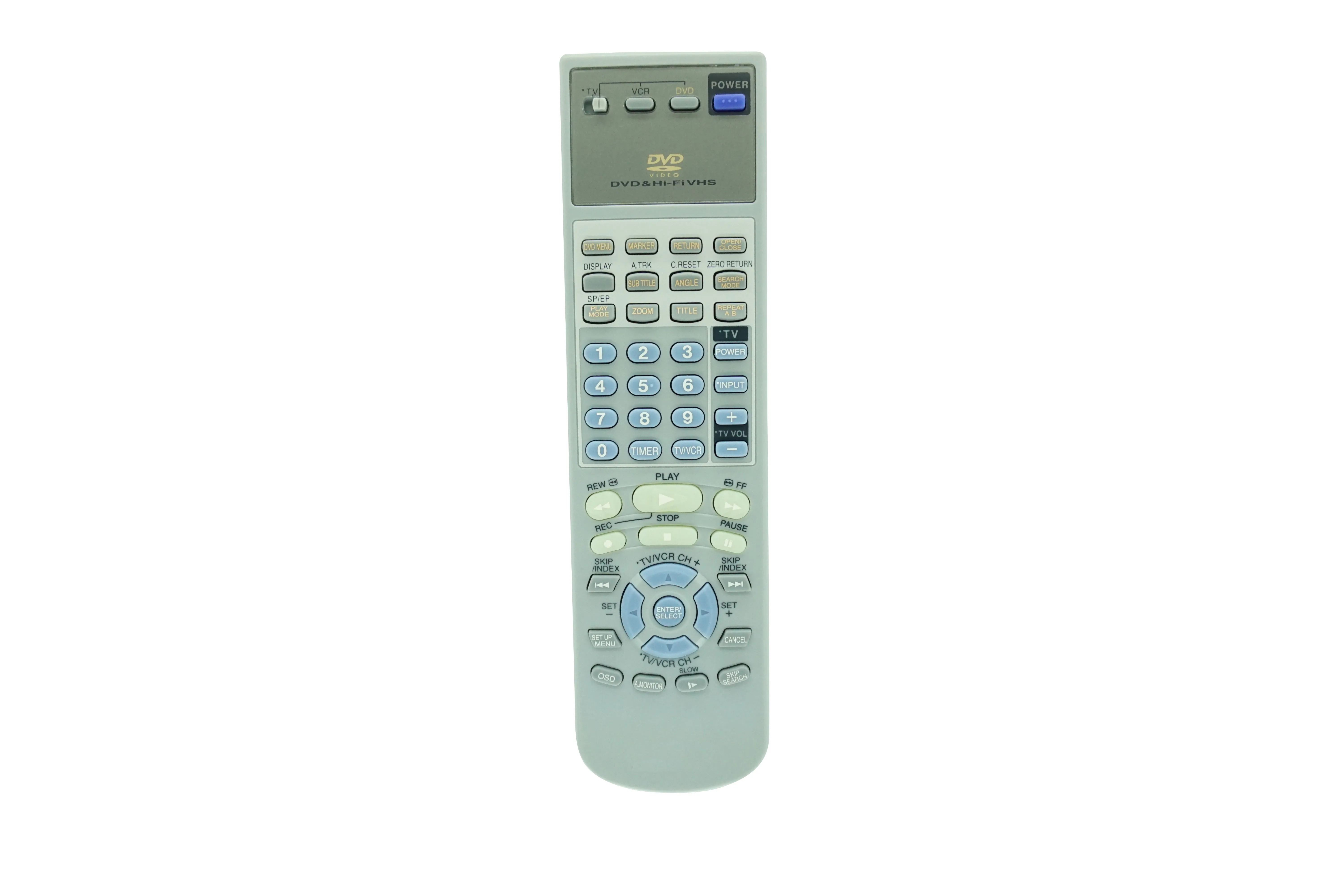Remote Control For JVC HR-XVC1UJ HR-XVC15U HR-XVC29UJ HR-XVC34UC HR-XVC37US X076D0GA030 Progressive-Scan Hi-Fi VCR Combo Player |