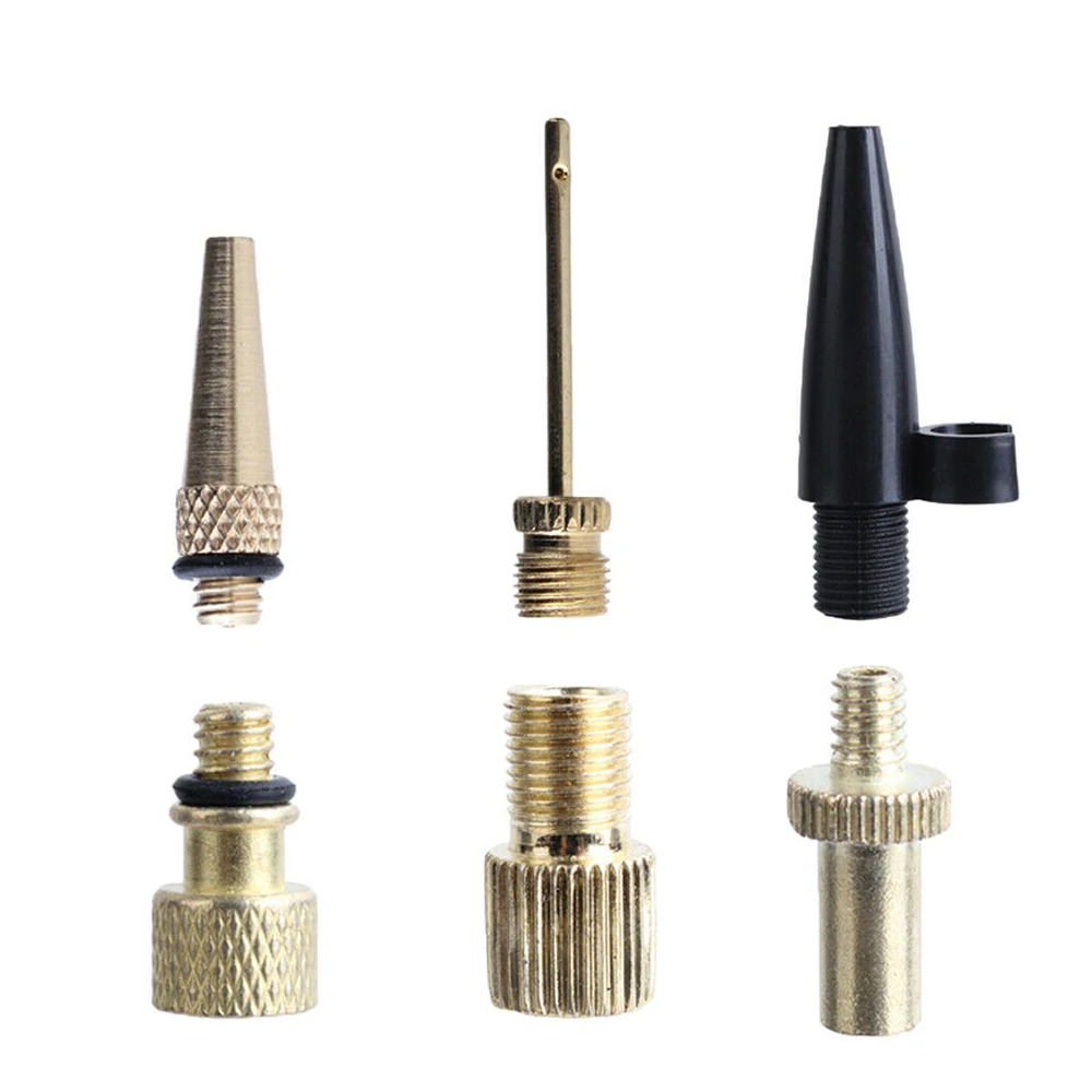 24pcs Valve Adapters Bike Tire Air Nozzles Inflator Connector Parts Accessory