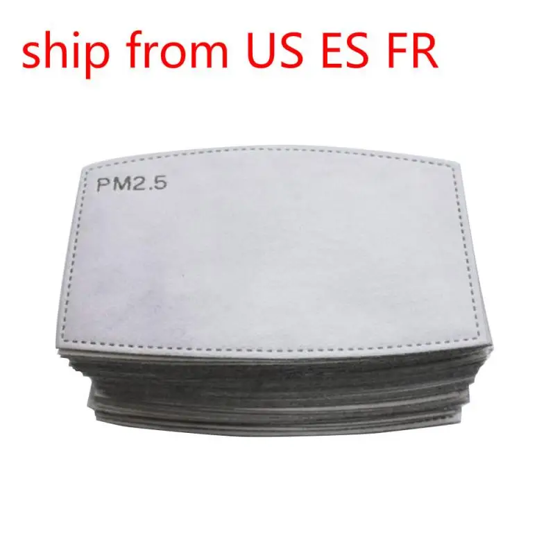 

20/10PCSAnti Dust Masks Pad PM2.5 Filter Paper Anti Fog And Haze Mouth Mask Activated carbon Mat Anti-Dust Mask Replacement Pad