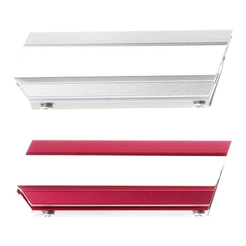 

2 Pcs M.2 NVME NGFF SSD Heatsink Hard Disk Aluminum Cooling Vest with Thermal Pad Silver & Red