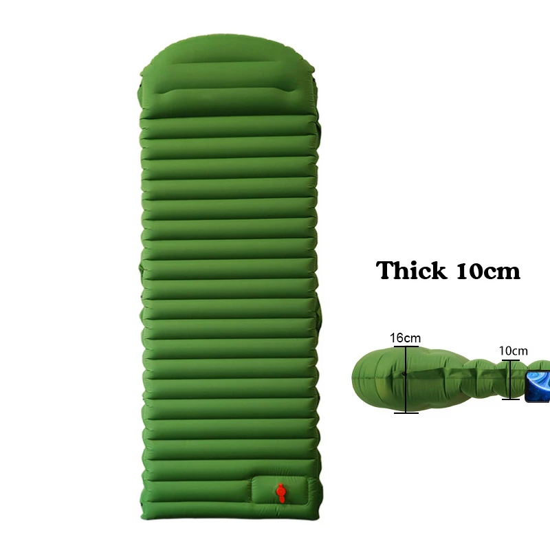 Tpu Self Inflatable Air Mattress R Value 4 0 Hiking Camping Sleeping Pad Thicken 10cm Ultralight Tent Air Cushion Inflating Mat Camping Mat Aliexpress
