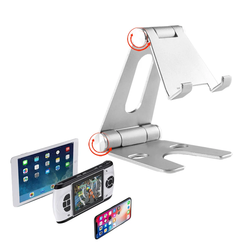 

Universal Aluminum alloy tablet bracket desktop cell phone stand mobile holder for mobile phone