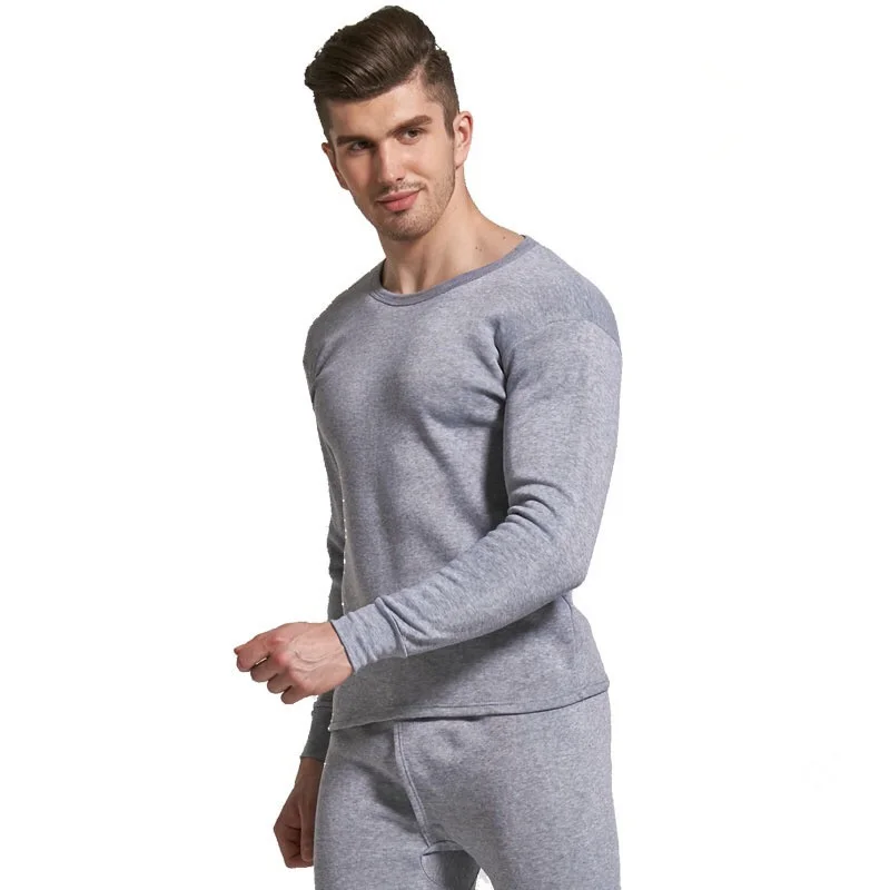 cotton pyjamas Male Spring Autumn Pajamas Adult Men High Quality Cotton Winter  Velvet Thermal Underwear 2-piece Suits Sleepwear Nightclothes men's pajama sets