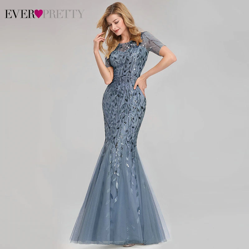 Сексуальное расшитое блестками платье русалки для выпускного вечера, длинное красивое платье с v-образным вырезом без рукавов, элегантное женское вечернее платье Vestidos De Gala - Цвет: EZ07707DN